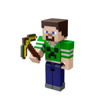 FIGURE-Minecraft Build-A-Portal Steve (Creeper Jersey) Figure