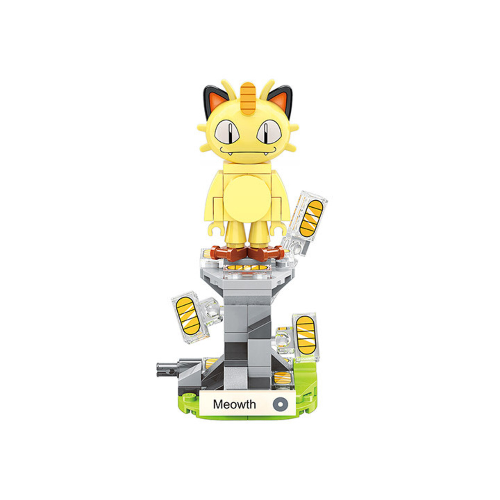 MODEL-Pokemon Meowth Mini Qman Building Blocks Toy Set
