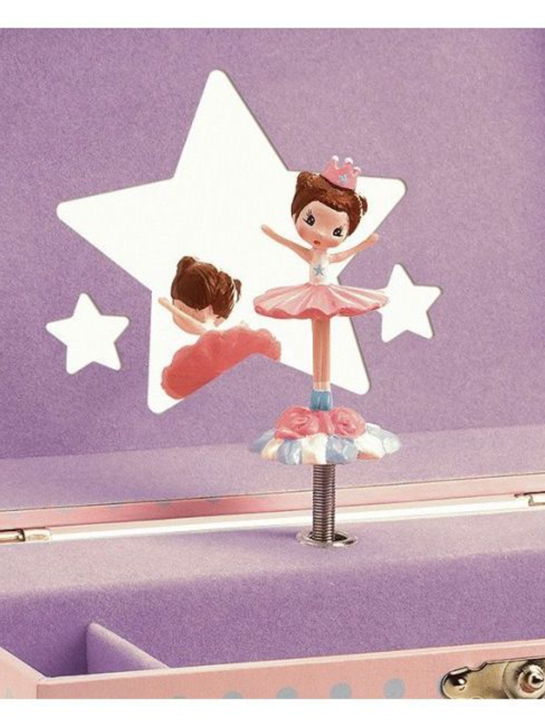 DJECO Ballerina on Stage Wood Treasure Box