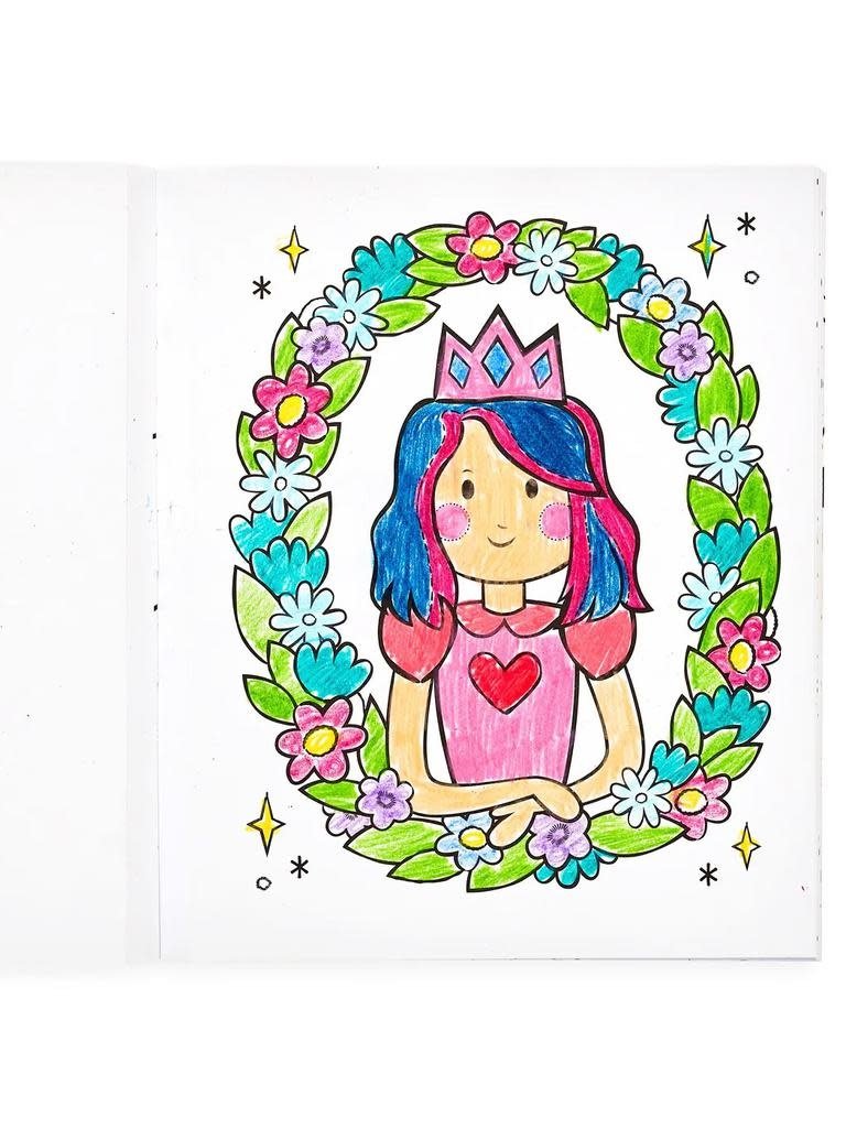ooly Color-in Book - Princesses & Fairies