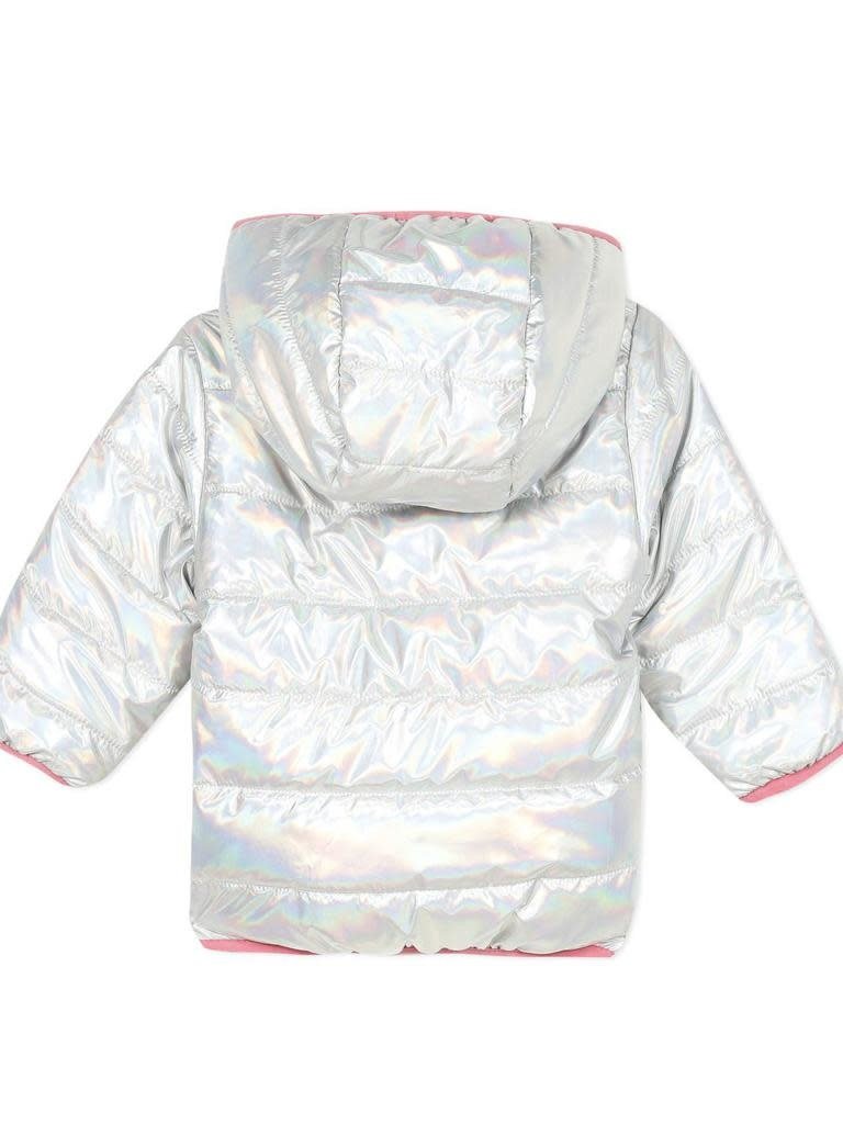 3pommes Clothing Iridescent Reversible Puffer