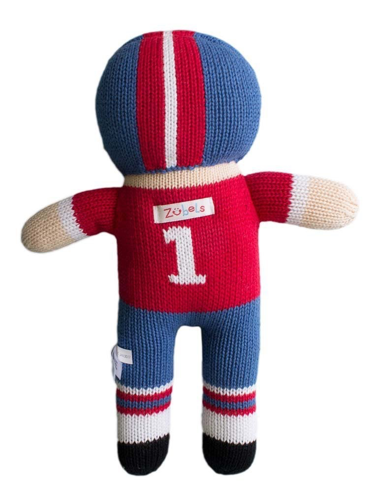 Zubels Football Player - Red/Royal