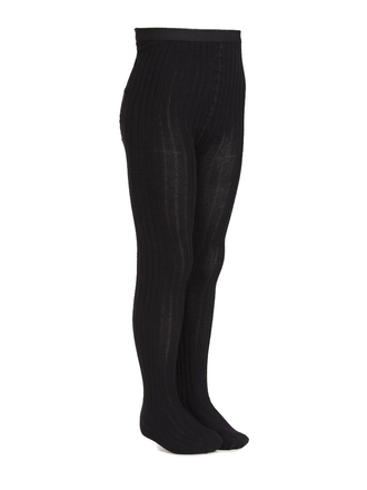 Mayoral Black Rib Tights