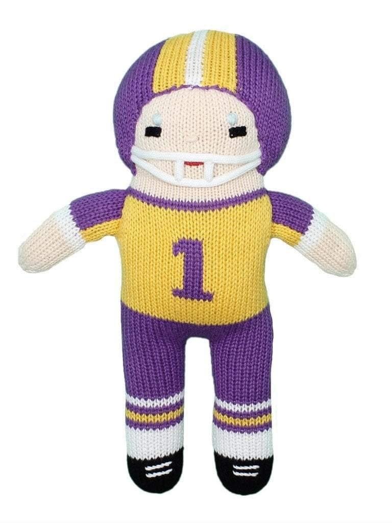 Zubels Football Player - Purple/Gold