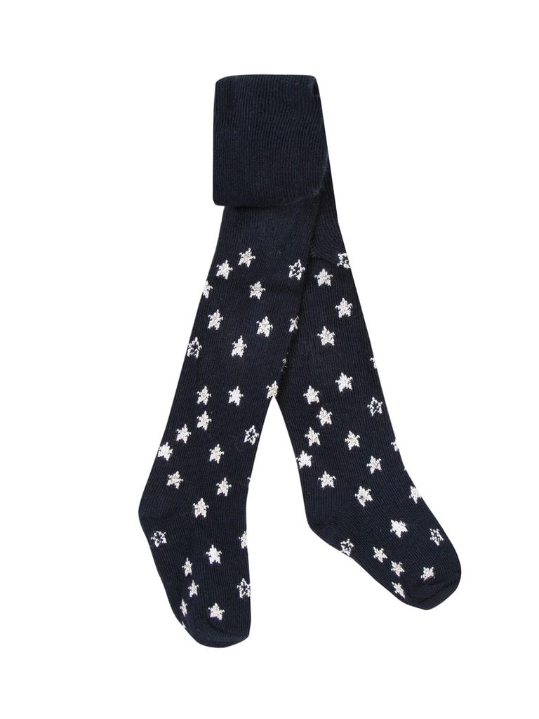 Navy Star Tights