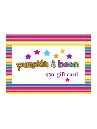 Pumpkin & Bean $50 Gift Card