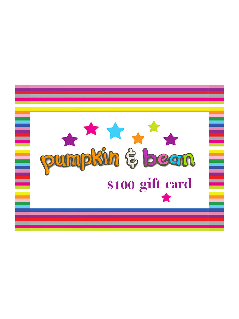 Pumpkin & Bean $100 Gift Card