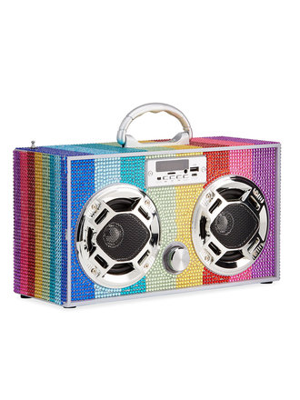 Trend Tech Brands Rainbow Bling Boombox