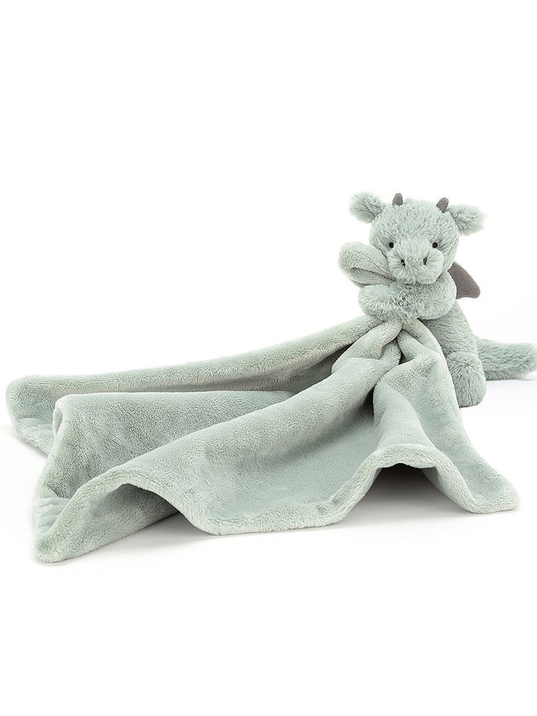 Jellycat Bashful Dragon Soother - Pumpkin and Bean