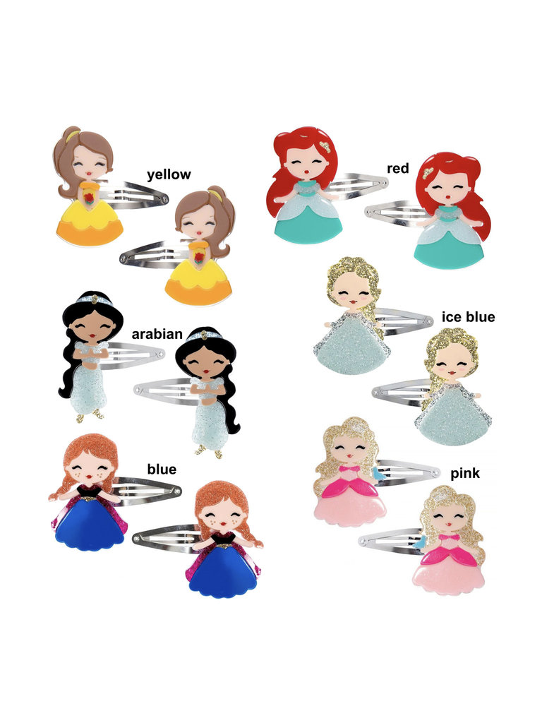 Lilies and Roses Princess Doll Snap Clips