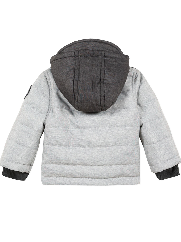 3pommes Clothing Baby Grey Puffer Jacket