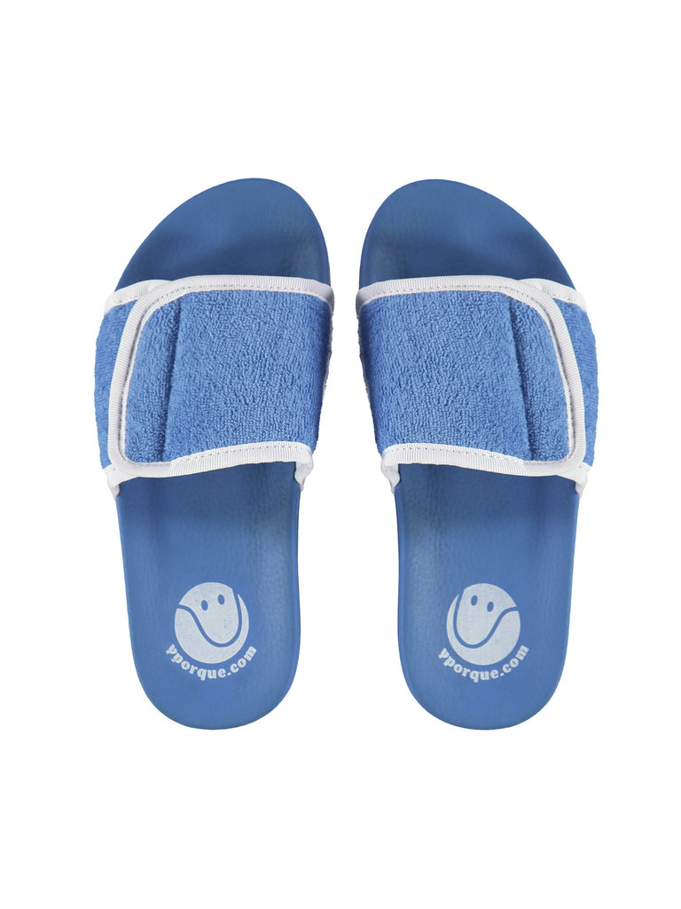 yporque kids Tennis Slides - Electric Blue