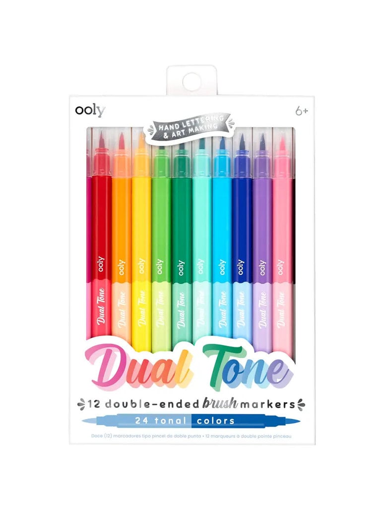 ooly Dual Tone Double Ended Brush Markers