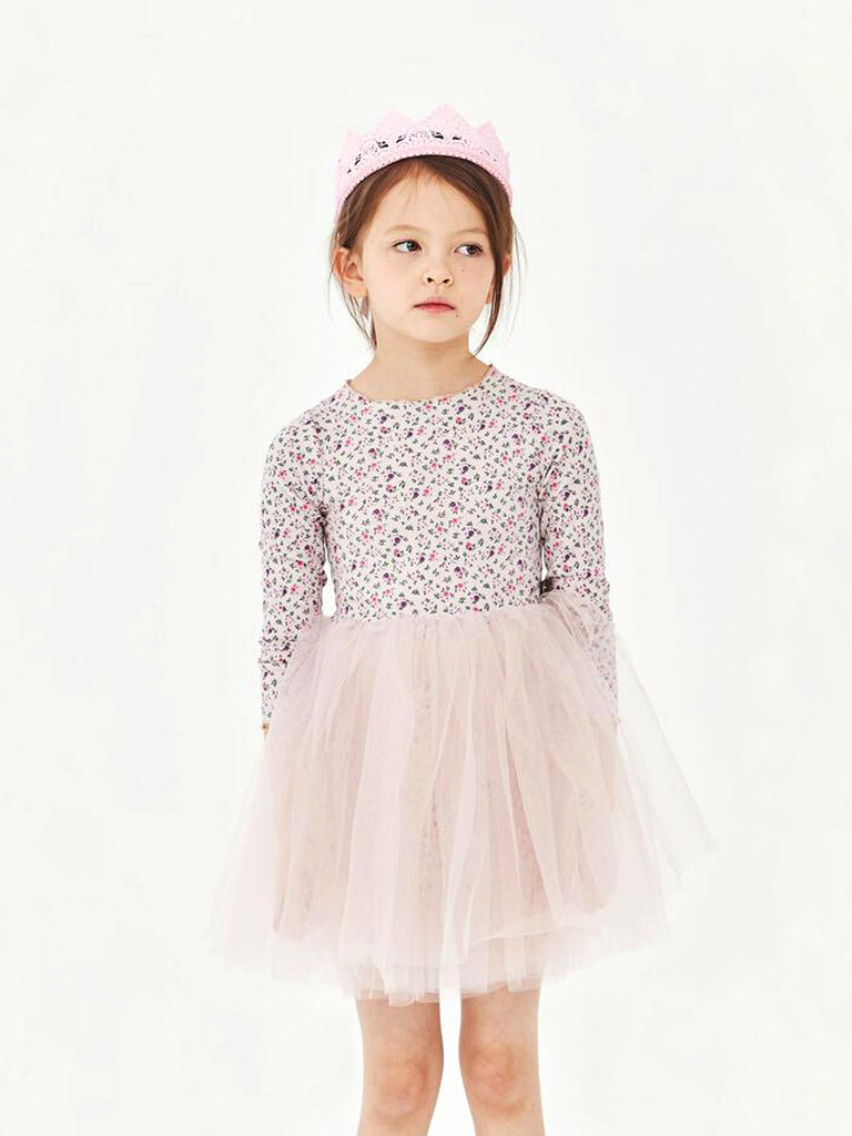 Petite Hailey Pink Poppy Tutu Dress