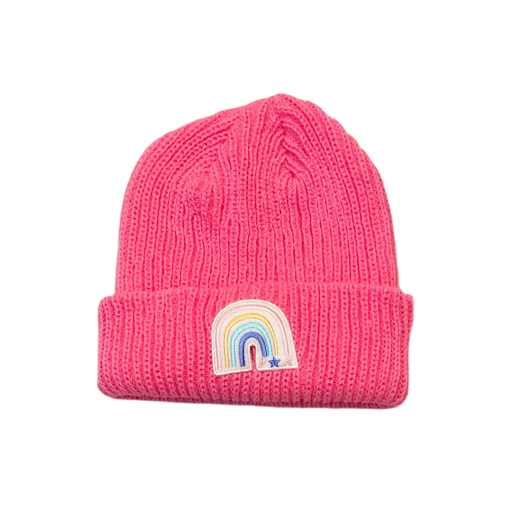 Petite Hailey Rainbow Beanie - Pumpkin 