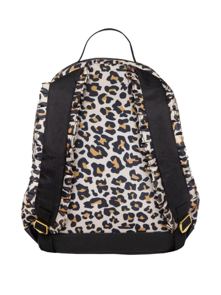 Posh Peanut Ruffled Backpack - Lana Leopard