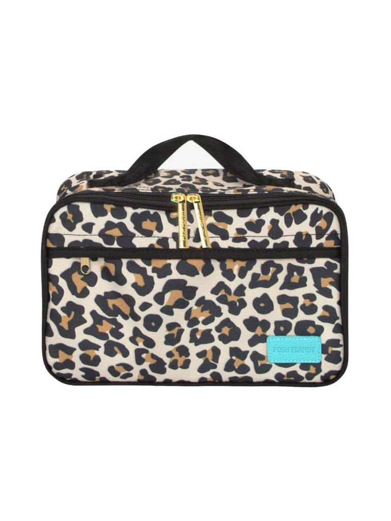 Posh Peanut Lana Leopard Lunch Bag