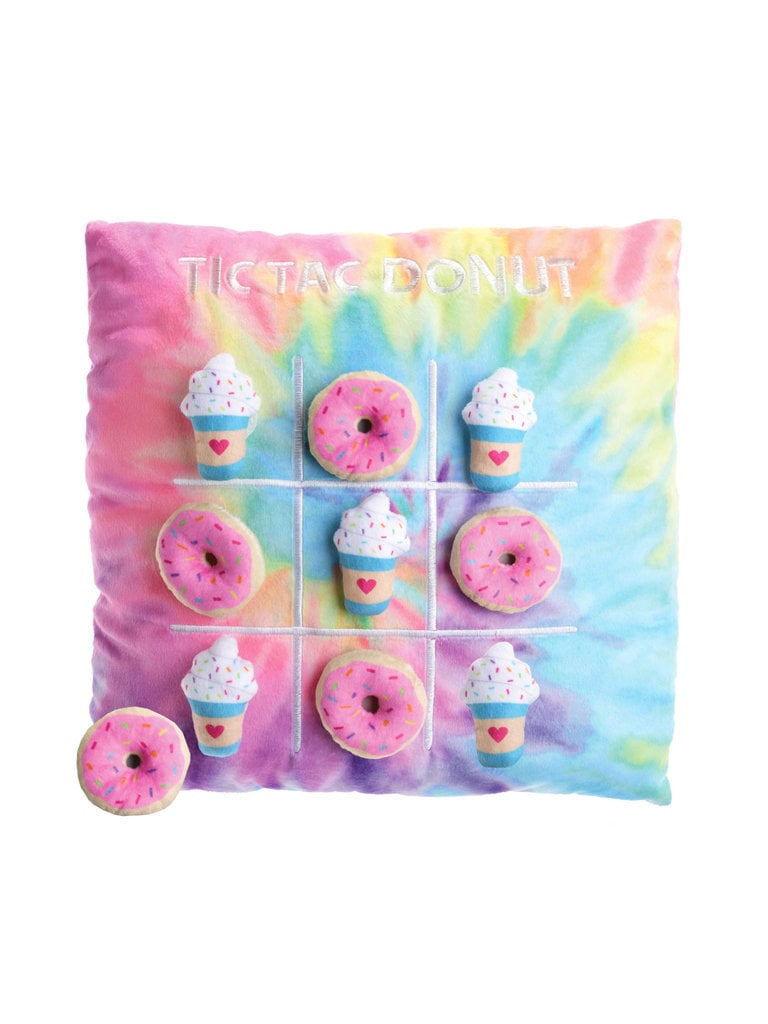 Iscream Tic-Tac Donut Fleece Pillow