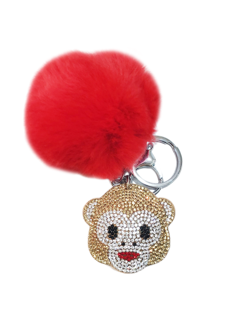 Bari Lynn Monkey Emoji Keychain