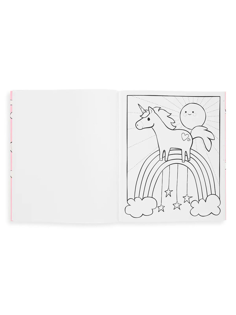 ooly Color-in Book - Enchanting Unicorns