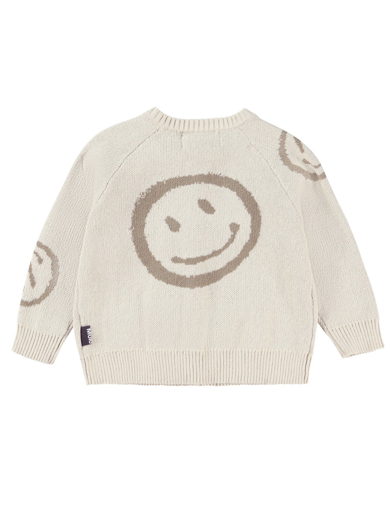 Molo Overcast Knit Smiley Sweater & Pant Set