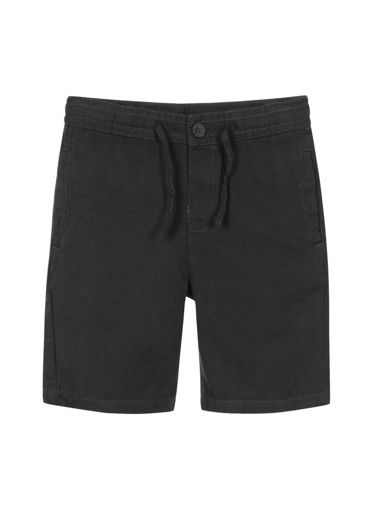 Mayoral Grey Cotton Linen Shorts