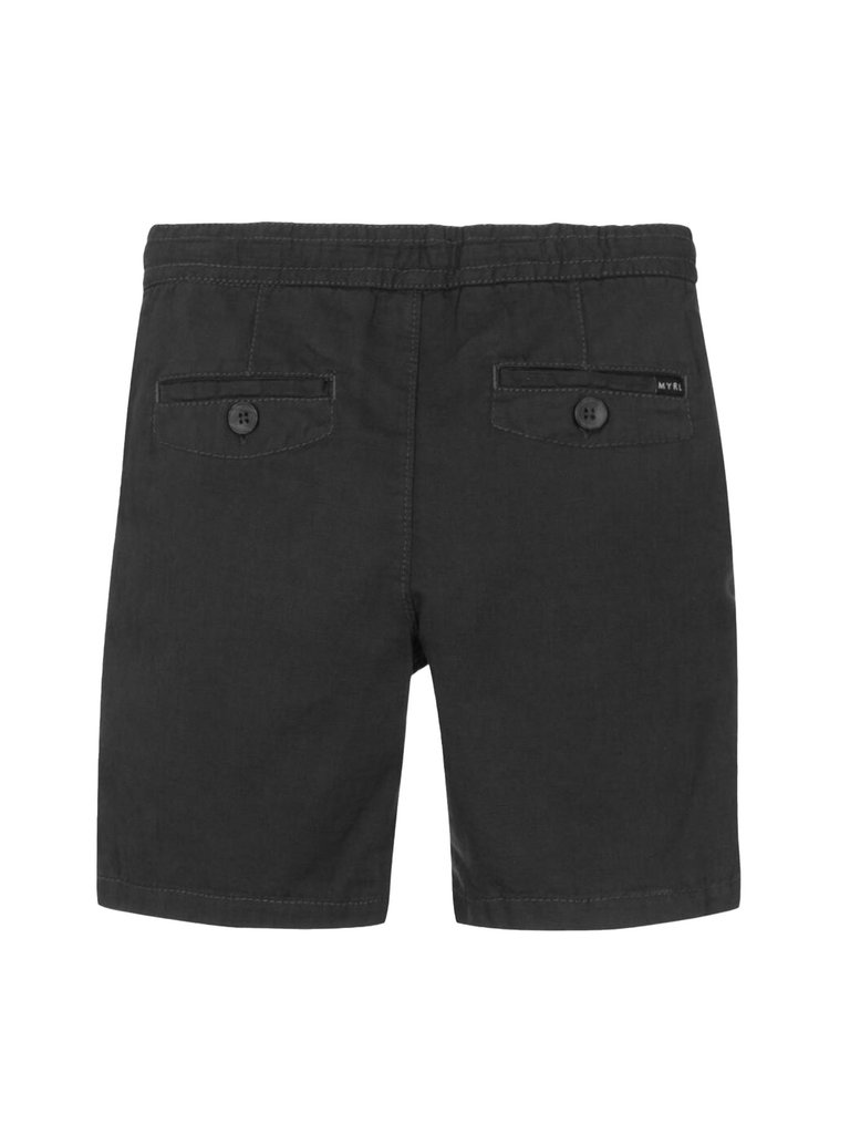 Mayoral Grey Cotton Linen Shorts