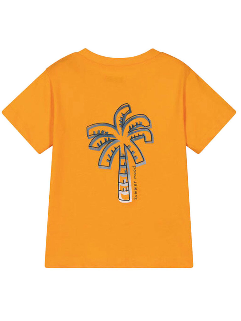 Mayoral Orange Palm Tree 2pc T-Shirt Set