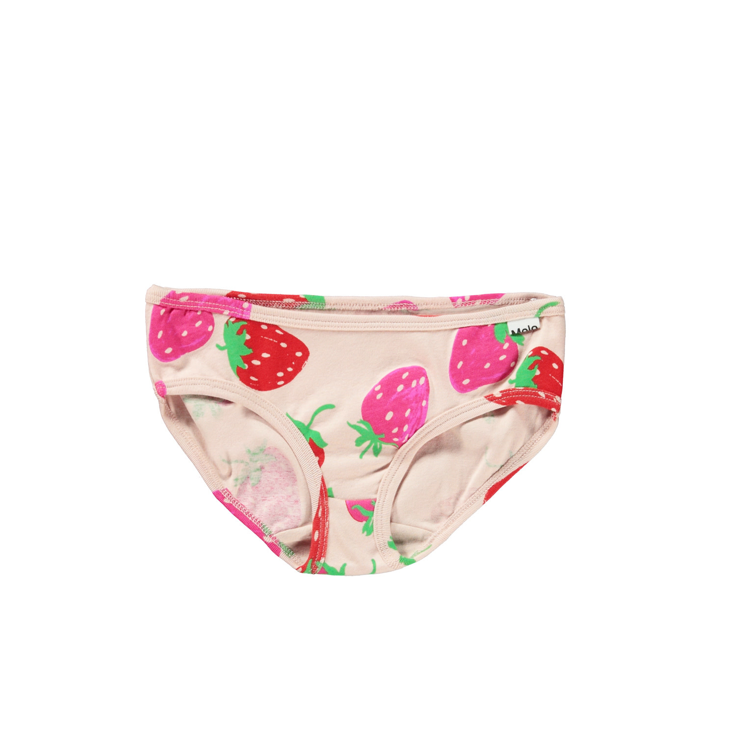 Molo Girls Strawberry Print Tank & Underwear Set - Pumpkin and Bean