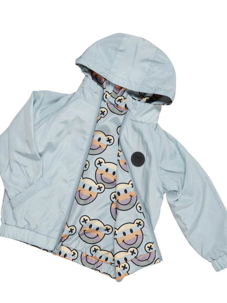 HUXBABY Smile Bear Reversible Rain Jacket
