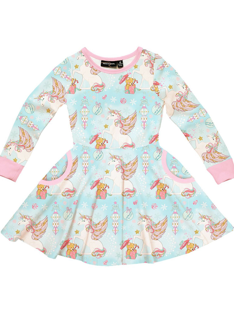 Rock Your Baby Merry Unicorns Dress