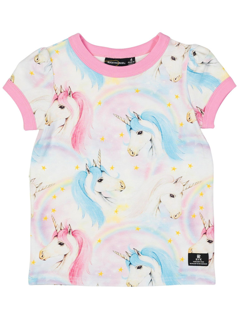 Rock Your Baby Rainbow Unicorn T-Shirt