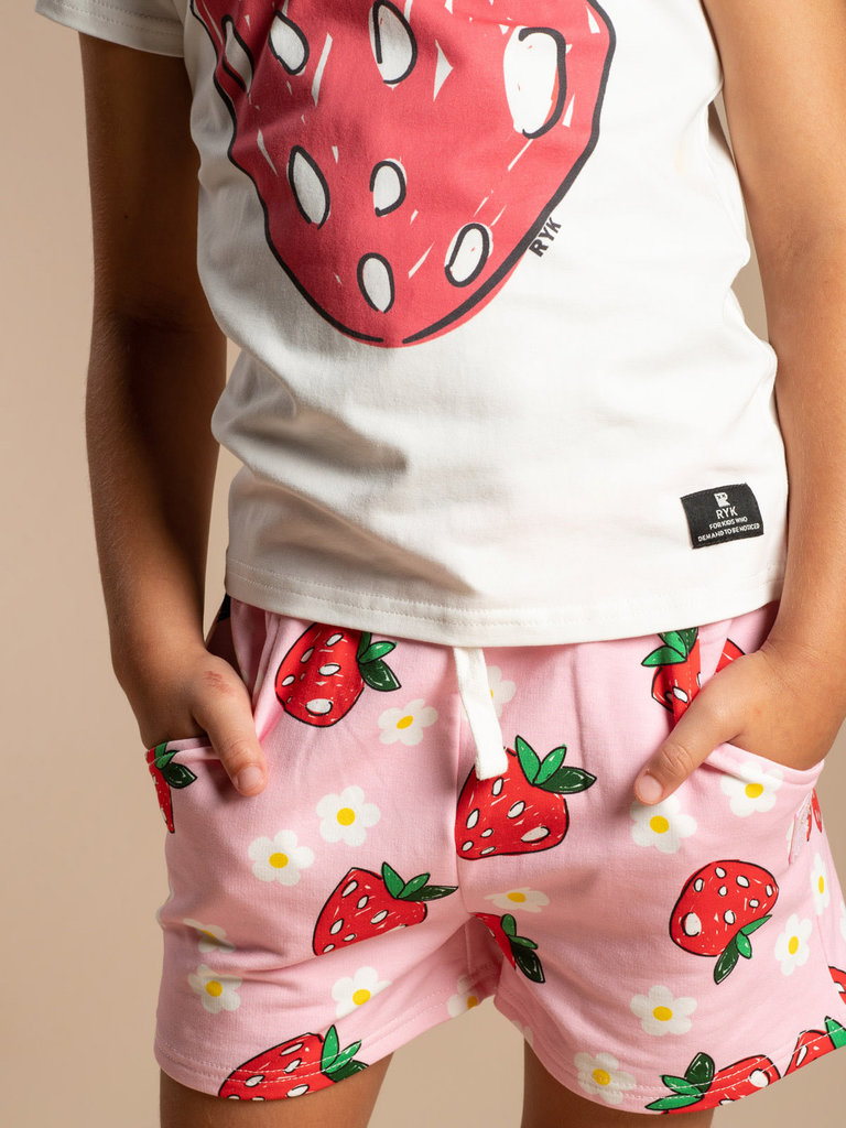 Rock Your Baby Pink Strawberry Shorts