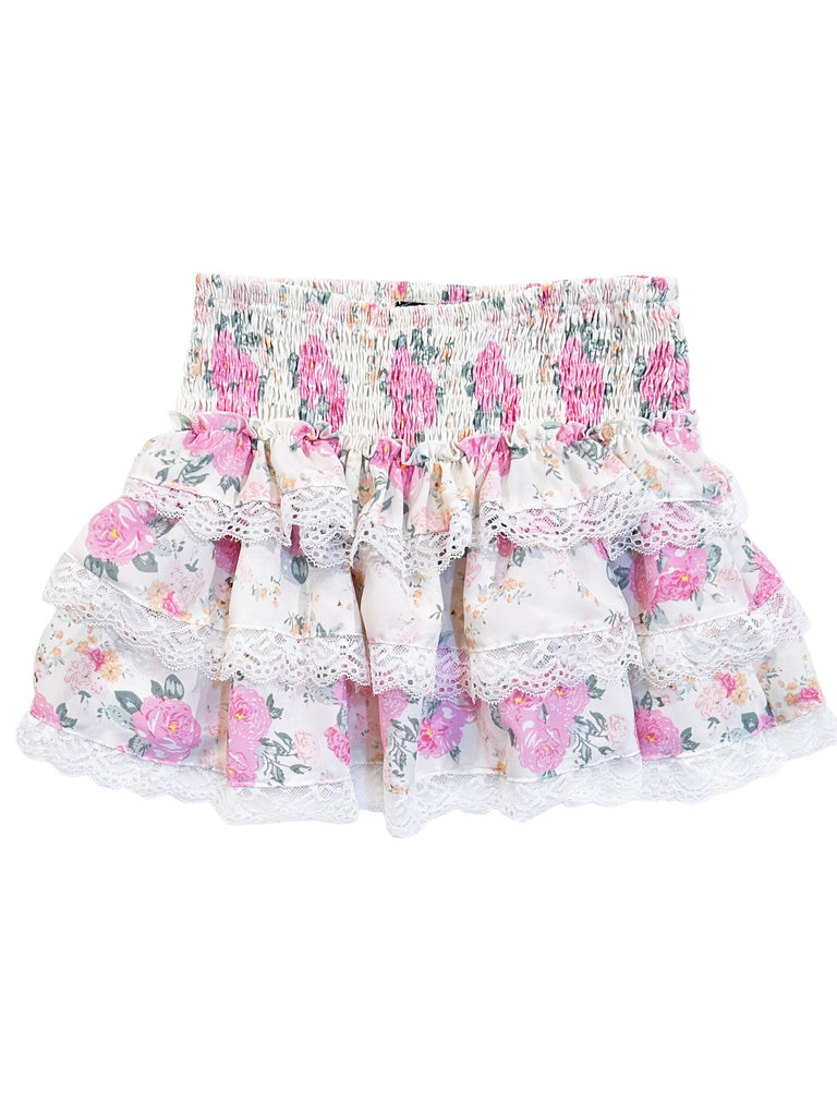 Flowers by Zoe Pink Rose Lace Skirt
