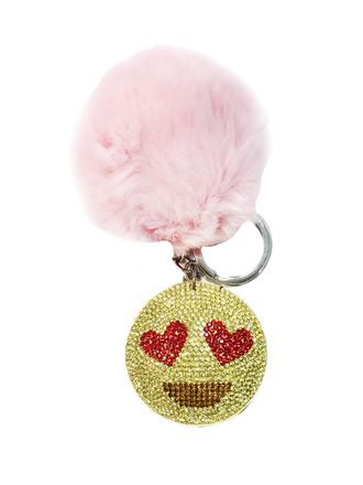 Bari Lynn Crystal Emoji Keychain