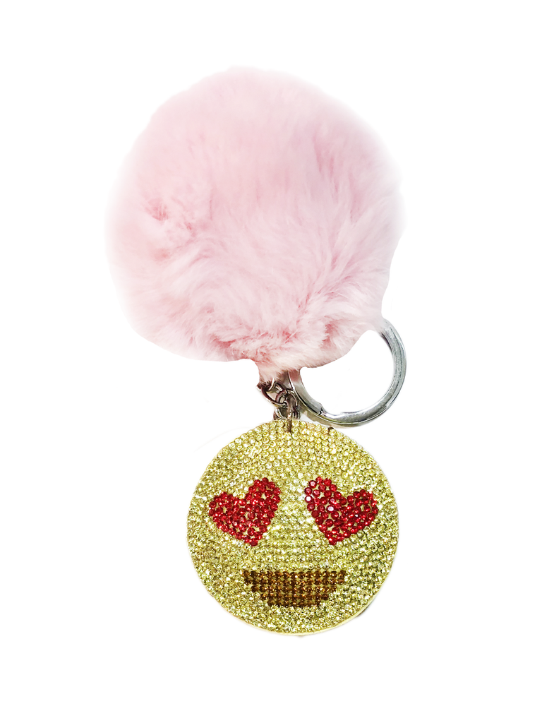 Crystal Emoji Keychain