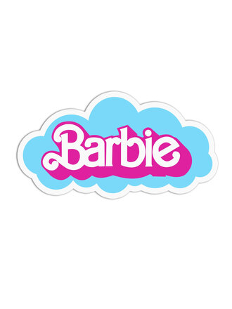 Barbie Vinyl Textured Sticker Barbie Vinyl Textured Sticker