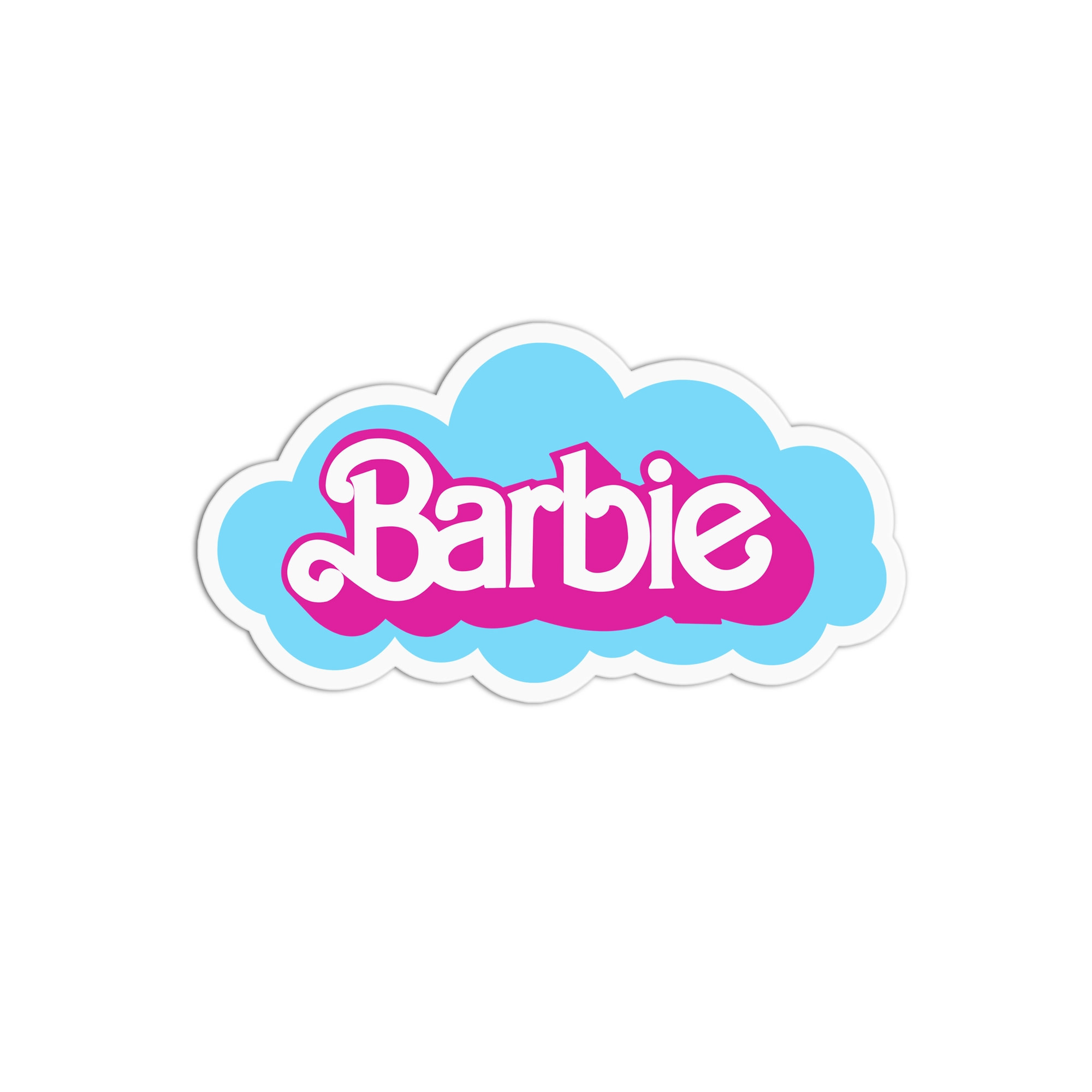 Barbie Vinyl Textured Sticker