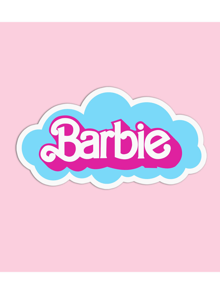 Barbie Vinyl Textured Sticker