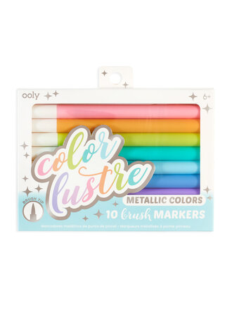 OOLY Rainbow Sparkle Metallic Watercolor Gel - Set of 12 – Nollybook Brunei