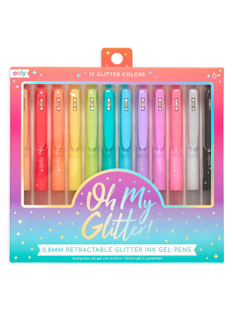 ooly Oh My Glitter! Retractable Glitter Gel Pens