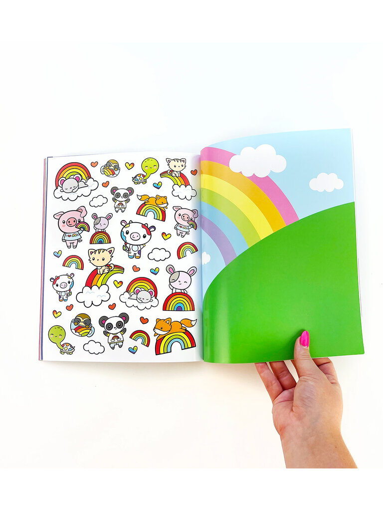 Pipsticks Draw-Along Rainbow Sticker Book