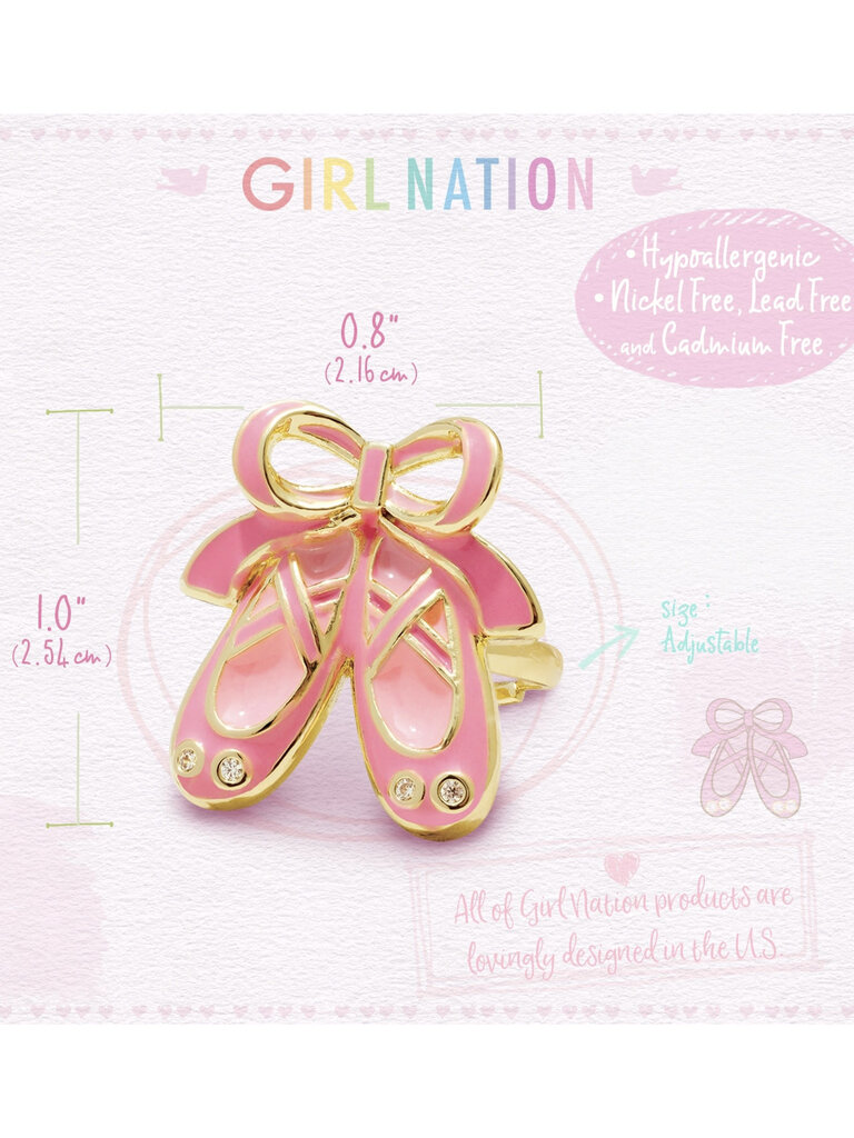 Girl Nation Ballet Ring On the Fun