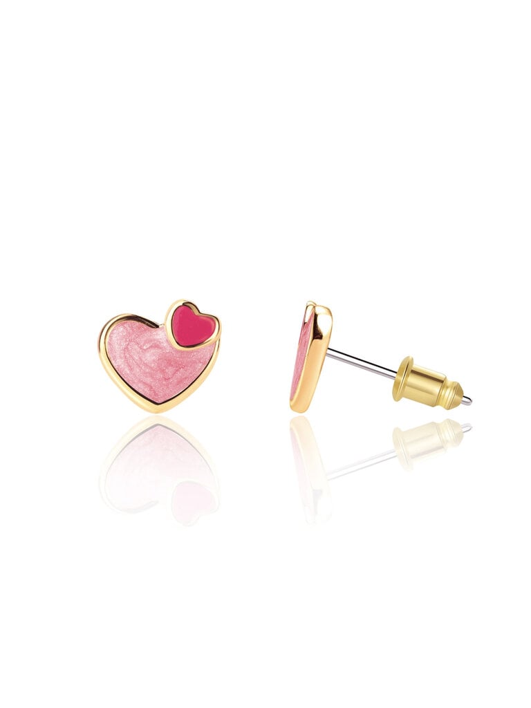 Girl Nation Heart 2 Heart Cutie Stud Earrings