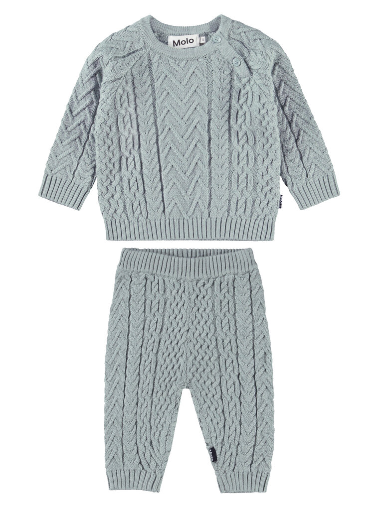 Molo Baby Calm Green Knit Set