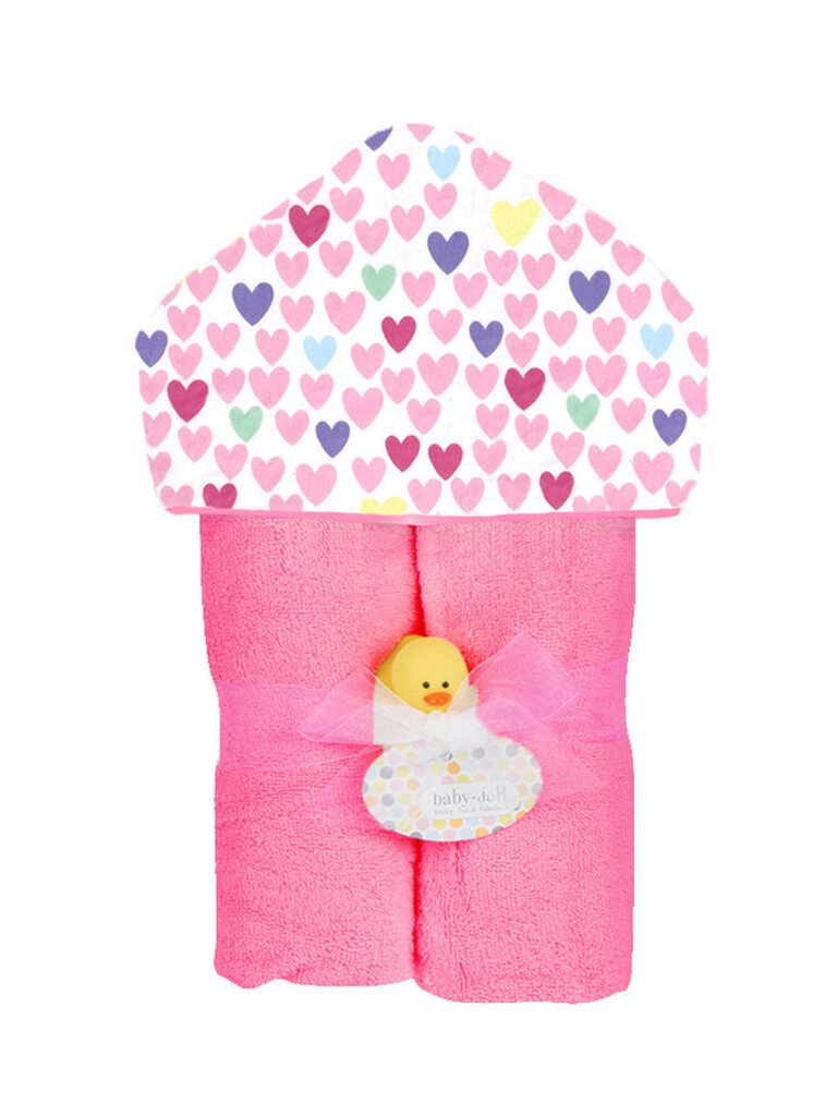 Baby Jar Lot's 'O Hearts Deluxe Hooded Towel
