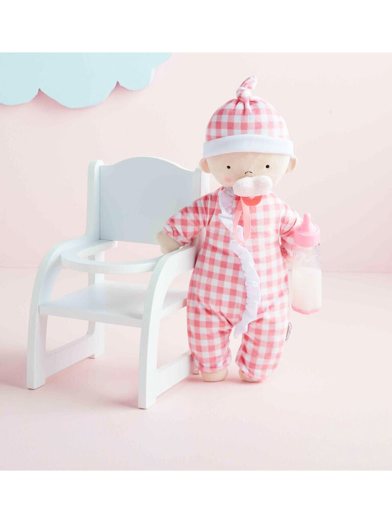 mud pie Baby Doll & Hair Chair Set