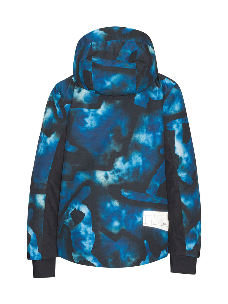 Molo Boys Alpine Ski Jacket - 360 Tie Dye - Pumpkin and Bean