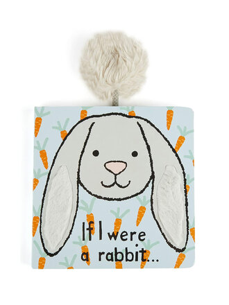 Jellycat If I Were a Rabbit Book - Grey Jellycat If I Were a Rabbit Book - Grey