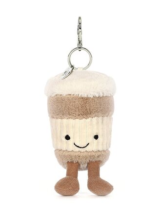 Jellycat Amuseable Coffee-To-Go Bag Charm Jellycat Amuseable Coffee-To-Go Bag Charm